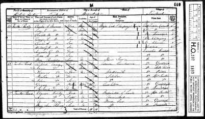 Lucy &amp; Charles Munro Tawton Rd 1851 Census