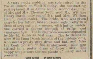 William Darch 4 CM marriage NDJ 27 5 1915 8e