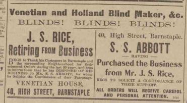 Rice blind advert